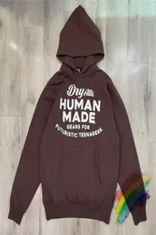 Oversize Brown Hoodie Men Women 1 High Quality Washed Printing Streetwear Pullover7313902
