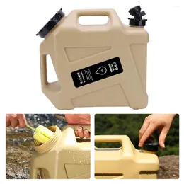 Bottiglie d'acqua 12L Contenitore da campeggio con emergenza portatile di spigot può essere grande secchio da bere per escursioni