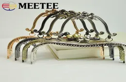 Meetee 205cm Retro Metal Bag Frame Kiss Lock Buckle Purse Frame Handle DIY Hardware Crafts Parts Accessories BF0824820488