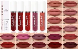 CMAADU 18 Dudak Parlatıcı Mat Sıvı Ruj Su geçirmez Doğal Uzun Son Velvetinler Makyaj Lipgloss5019048