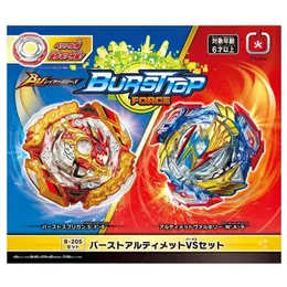 4d Beyblades Burst Ultimate Be Set B-205 Spriggan Valkyrie Bu Booster B205 Spinning Top z wyrzutnią dla dzieci zabawek dla chłopców Q240430