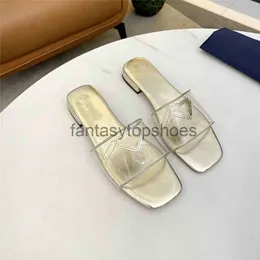 Praddas pada prax prd kvinnor tofflor skor sommar mule veckad topp designer glid mode sandaler 03-04 yljd o7da