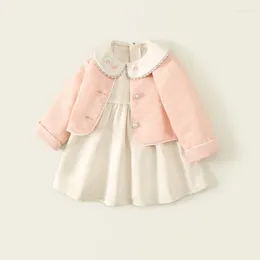 Abiti da ragazza NAMBINA BAMBINA Abito Spring Set di camicia da ragazza Rosa Regalo per abbigliamento per bambini per bambini vestiti di moda per feste di compleanno