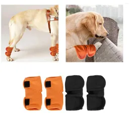 Köpek Giyim 2 PCS Bacak Brace Dirsek Koruyucusu Sıcak Diz Pedleri Yara Taytlar Koruma Pet Eklemi Destek Kurtarma Kılıf Aksesuarları