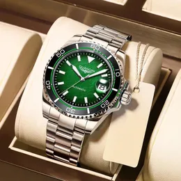 腕時計Guanqin Automatic Mechanical Watch NH35Aメンズサファイアスポーツステンレス鋼防水NH35 2024