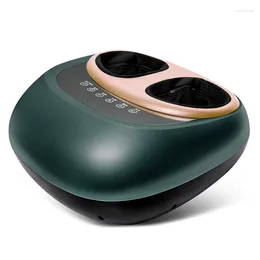 Decorative Figurines Upgrade Automatic Electric Foot Massager Machine Vibrator Infrared Heating Therapy Shiatsu Kneading Air Pressure