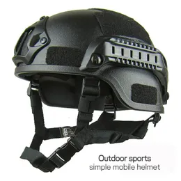 Casco militare Casco veloce MICH2000 AIRSOFT MH Helmet tattico Paintball Tactical Tactical CS Swat Riding Equipment 240428