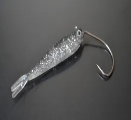 Pesca esca di esca morbida 7 cm 23g Pesce di fango grigio naturale super vivido esche a vite artificiali2900211