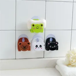 Kitchen Storage Sink Sponge Holders Dish Cloth Rack Scrubbers Holder Cartoon Sundries Racks With Strong Suction Cup