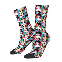 Meias masculinas Moda Sock macho Golden Warhol Girls Dorothy Zbornak Sophia Blanche TV SHOPS ROVA RUA CROLY PARA HOMENS MULHERES