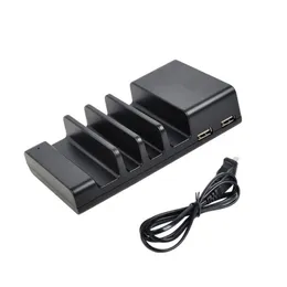 Porta caricatore del telefono USB multi -porto USB Carica rapida 4 Porte Station Dock Stand Hub Base per telefono/Tabelle/Watch/Power Bank Charger