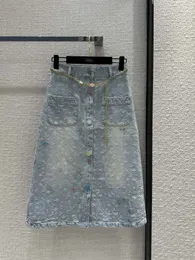 2024 neuer Spring Summer Designer eine Röcke Modemarke Gleiche Kleid Luxus Frauenröcke 0503-8