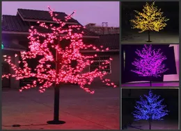 Светодиодные рождественские световые вишневые дерево 480pcs Светодиодные лампочки 15 мл. Высота высоты в помещении или на открытом воздухе.