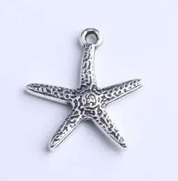 Silvercopper Retro Floating Charms Starfish Pendant Manufacture DIY Jewelry Pendant Necklace أو Bracelets Charm 600pcslot 101755718