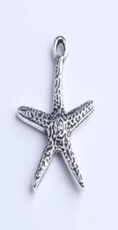 Silvercopper Retro Floating charms Starfish Pendant Manufacture Diy Jewelry Pendant Necklace أو Bracelets Charm 600pcslot 104555337