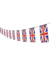 10m Union Jack Bunting Pingente Bandeiras British Banner Fabric Decoration for Birthday Wedding Party Day National Celebração BFU5799334