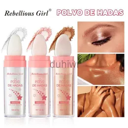 Body Glitter 3Color Polvo De Hadas Fairy Dust Highlight Patting Shining Powder Full Body Silhouette and Collarbone Suitable for Face and Eyes d240503