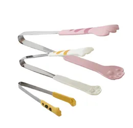 Kitchen Salad Tools cat claw food clip stainless steel antiscalding nonslip food7367493