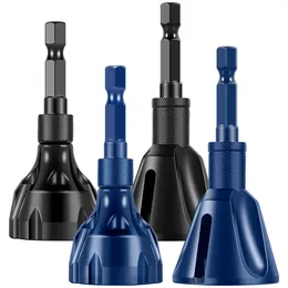 4pcs demorando ferramenta de chanfro externa Tungstênio helicóie hex Remova a broca de chanfro de parafuso segura