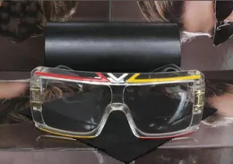 2019 패션 새로운 고급 남성과 여성 선글라스 4024C 직사각형 선글라스 투명 거울 평면 안경 제조업체 전체 4459564