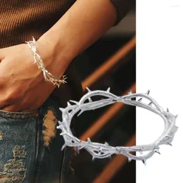 Bangle Personality Punk Thorns Bracelet Bangles For Men Women Horn Prickle Chain Unisex Jewelry Accessories Gift