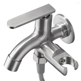 Bathroom Sink Faucets Faucet Toilet Bidet Sprayer Holder Stainless Steel Outdoor Garden Washing Machine Mop Tap Wall-In