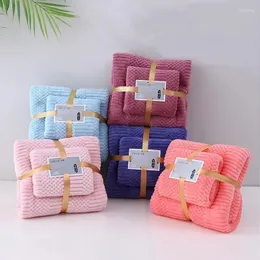 Handduk Coral Velvet Bath Set Advanced Hushåll Pure Cotton Absorbent Quick Dying Par