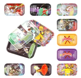 Rolling Tray Metal Cartoon Tray 749 Rozmiar Backwoods SF Tobacco Rolling Tray dla Suche Herb Handroller Smoking Kit7147572