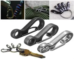 Mini Paracord S -keychain carabiner clipsf spring backpack clasps lock for idc edc camping survival gear1687219