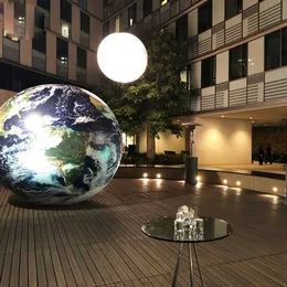 6 m di diametro (20 piedi) con soffiatore scientifico nove pianeti gigante gonfiabile di terra di terra, palloncino globo, grande sfera per l'educazione scolastica o la decorazione