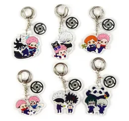 Keychains Anime Jujutsu Kaisen Kugisaki Gojo Satoru Nobara Delicacy Bag Pendant Acrylic Key Chain Decoration Accessory Keyring2998016