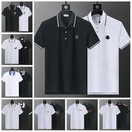 5A 2024 Mens Camisetas de pólo de camisa de pólo para homens para homem foco de foco Bordado de cobra abelhas imprimindo roupas roupas de roupa camiseta preta branca masculina 03