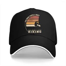 Ball Caps The More People I Met Love Hiking Baseball Cap Men Hats Women Visor Protection Snapback