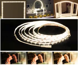 240 LEDs Kosmetischer Spiegel Waschtischlichter Flexible Make -up -Strip -Licht -Kit Kosmetische Lichter für die Schlafzimmerdekoration mit Dimmerschalter1802326