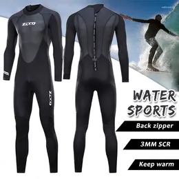 Women's Swimwear Wetsuit Men 3mm Neoprene Wet Suits Front/Back Zipper Water Sports Full Body Diving Suit Snorkeling Surfing Sport Swimsuit