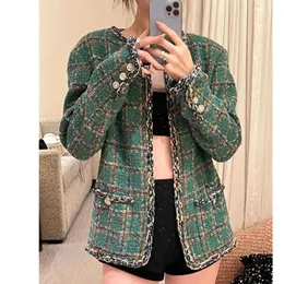 Chan Home New 2024 Roupos Casaco Mulheres Mulheres Roupas Designer Moda Autumn Inverno Chans CCC Tweed Coat Coats Coats Spring Cardigan Dia das Mães Presente 88