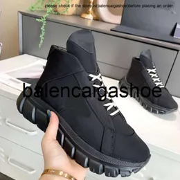 Prades sapatos Prade Sapatos de nylon Pradshoes clássicos de lona casual marca de tênis gabardine moda tênis de choque de abordagem anti-deslizamento tênis de topo de baixo para mulheres