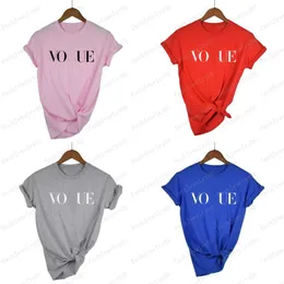 Designer For Men Womens Fashion tshirt With VO*UE Letters Casual Summer Short Sleeve Man Tee Woman Clothing Asian Size S-4XL 12 color