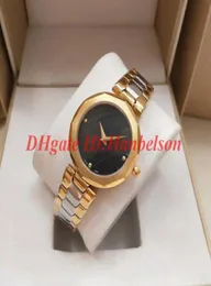 Yeni tüm çelik gül altın bayanlar izle idyia moda kuvars hareketi iki el kadın039s kol saati 36mm montres de lüks fem6507327