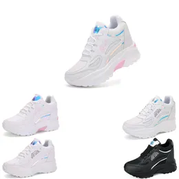 Gratis frakt Kvinnor Runningskor andas antislip Comfort White Black Blue Pink Womens Trainers Sport Sneakers Gai