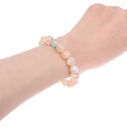 Bangle Unique Fashion Cherry Blossom Gradient -Cracked Explosive Bead Beaded Bracelet Girls Jewelry Gift