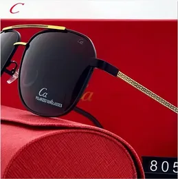 Moda Gözlük Meydanı Chris Polarize Güneş Gözlüğü Erkek Kadın Lüks Marka Güneş Gözlükleri Naylon Çerçeve Gafas Oculos de Sol Çözme Palmiye Açıları Gözlükleri GM Güneş Gözlüğü