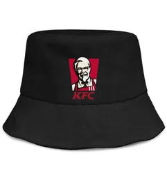 Moda kfc unisex katlanabilir kova şapkası havalı takım balıkçı plaj vizörü bowler cap logosu kfc yazı tipi kentucky kızarmış tavuk lem1624924