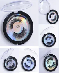28 estilos selecionáveis ​​3D Faux Mink Eyelashes Oemcustomprivate Logotipo aceitável 3D Silk Lashes 100 Crueldade Lashes6010021