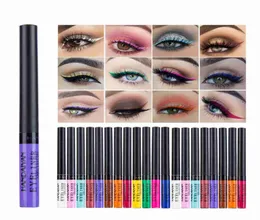 HANDAIYS 12 Color Matte Eyeliner Kit Makeup impermeabile facile da indossare un colore affascinante sexy di lunga durata 7040030