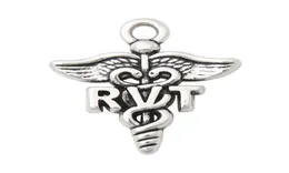 Online DIY Fashion Alloy Medical Symbol RVT Charms para enfermeira Doctor Jóias Fazendo 1923mm AAC19794691994