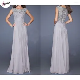 Casual Dresses PULABO Women Formal Gown Wedding Evening Party Prom Long Dress Arrival Lace Floral Maxi Female