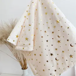 Coperte nata coperta per bambini in flanella thermal flanella star star wrave swaddle morbido per giocattoli deken set da letto trapunte