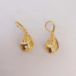 Dangle Earrings Irregular Waterdrop Earring For Women Cz Pave Egg Shape Dangling Designer Dupl Jewelry Dainty