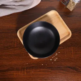 Dinnerware Sets A5 Melamine Tableware Bowl Ramen Noodles Style Black Porcelain Imitation Noodle Container For Home (Only